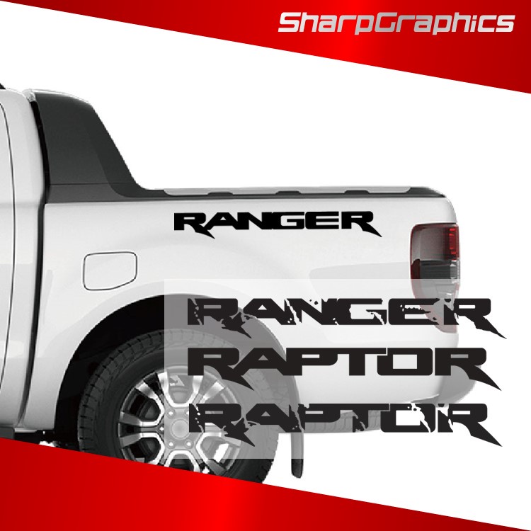 Ford Ranger Raptor Rear Side Sticker Decal | Shopee Philippines