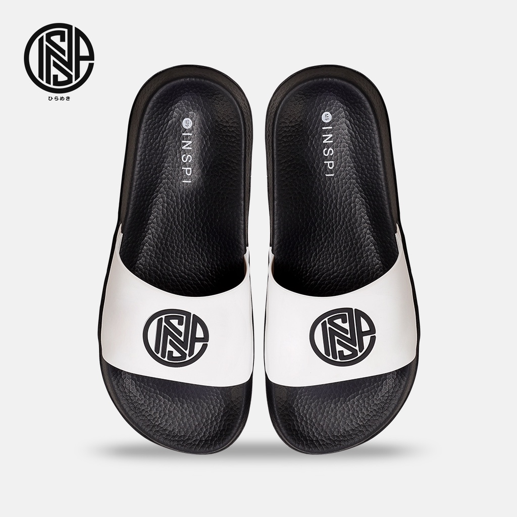 INSPI Slip on Slides for Men Korean Casual Flip Flops Slippers for ...