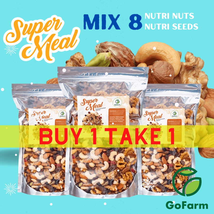GOFARM Super Meal Granola Mixed Nuts And Dried Fruits Diet Granola