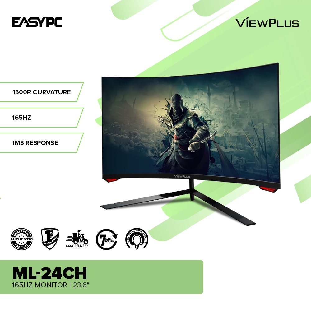 EasyPC | VIEWPLUS | ML-24CH | 165hz 24 inch Gaming Monitor | | Shopee ...