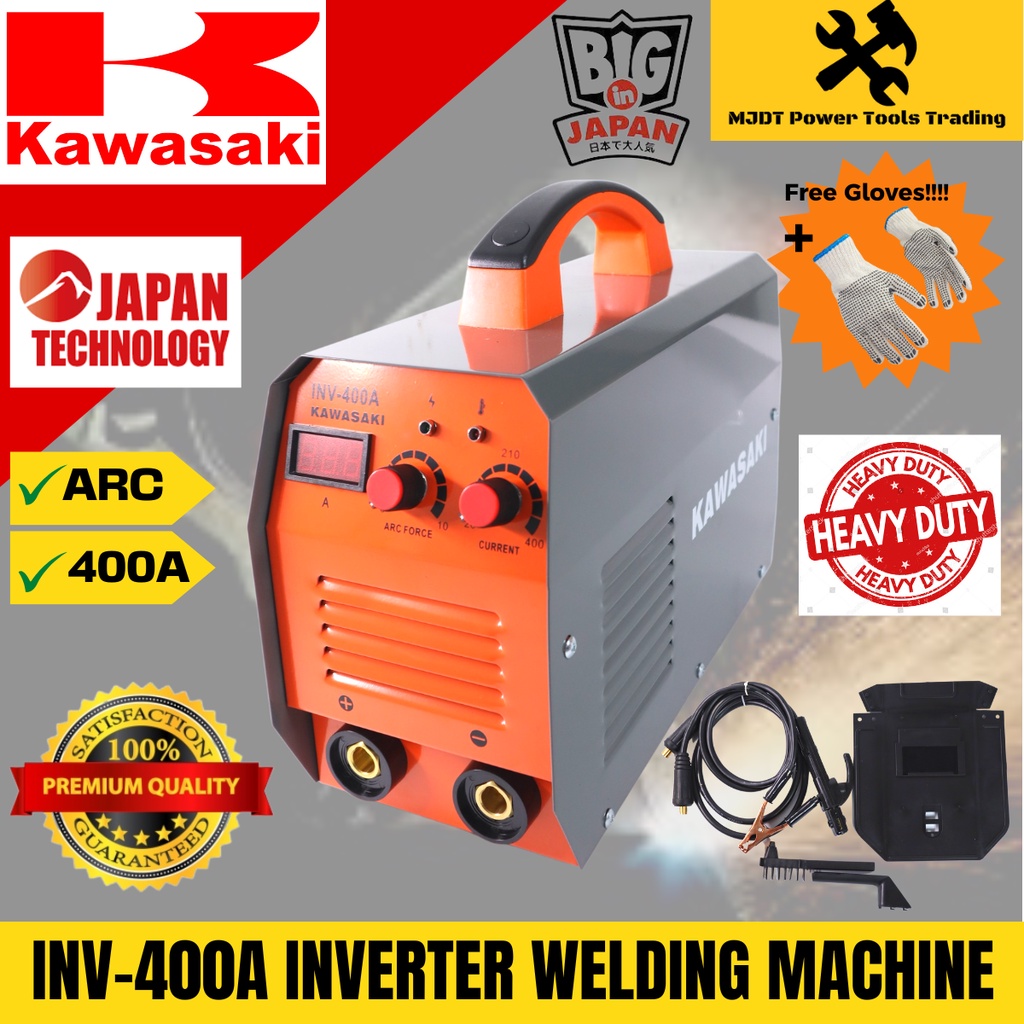 Kawasaki INV400A MMA/ARC Digital Display Inverter Welding Machine