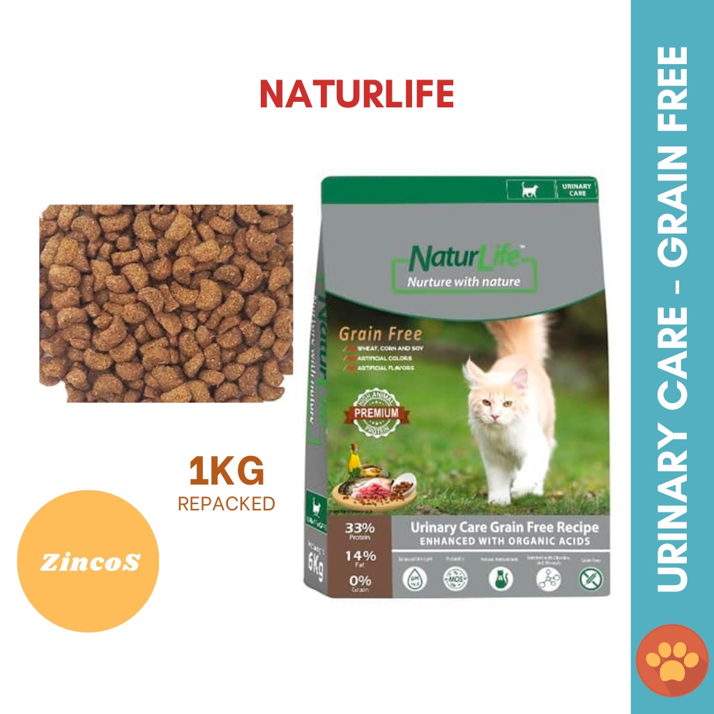 NaturLife Urinary Care Grain Free Recipe 1kg Repacked Shopee