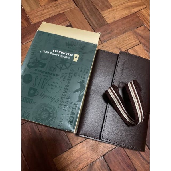 Starbucks Travel Organizer Planner Brown Coffee Sealed Shopee Philippines