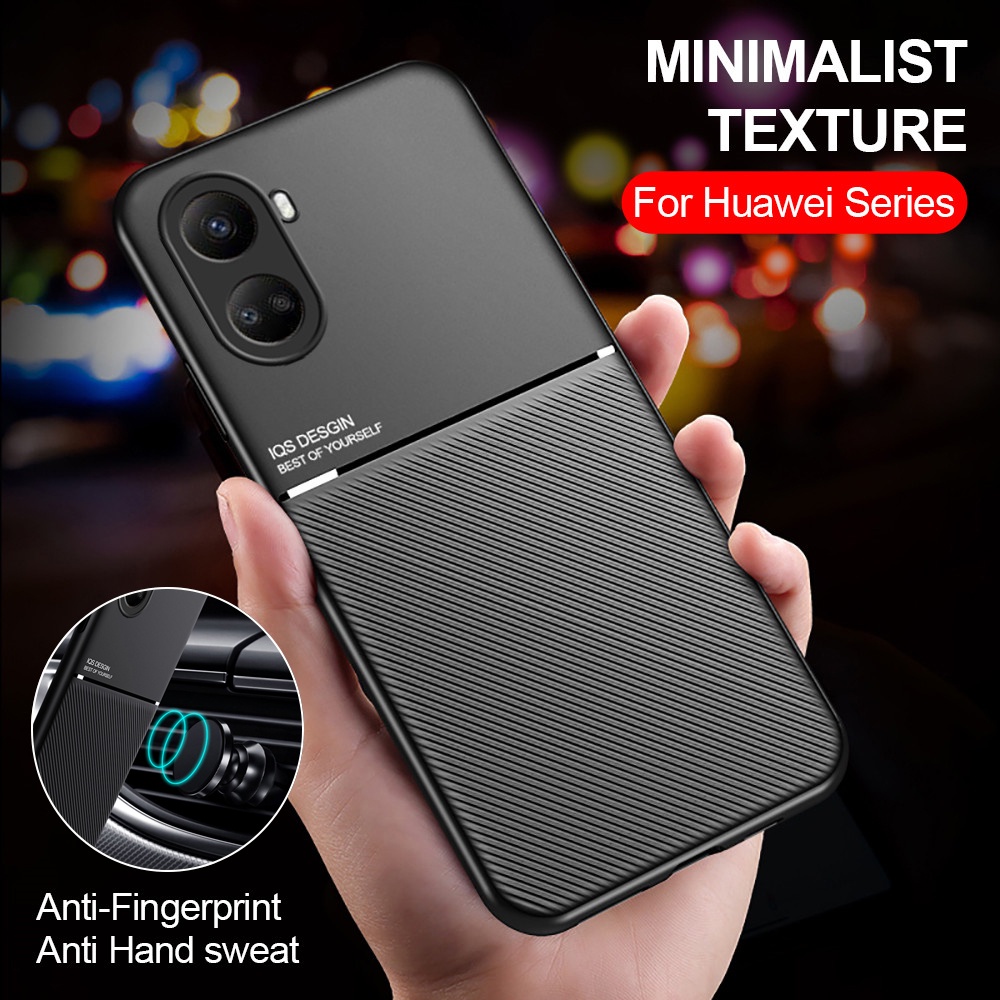 Huawei Nova 10 SE Case Car Magnetic Holder Matte Cover For Huawei ...