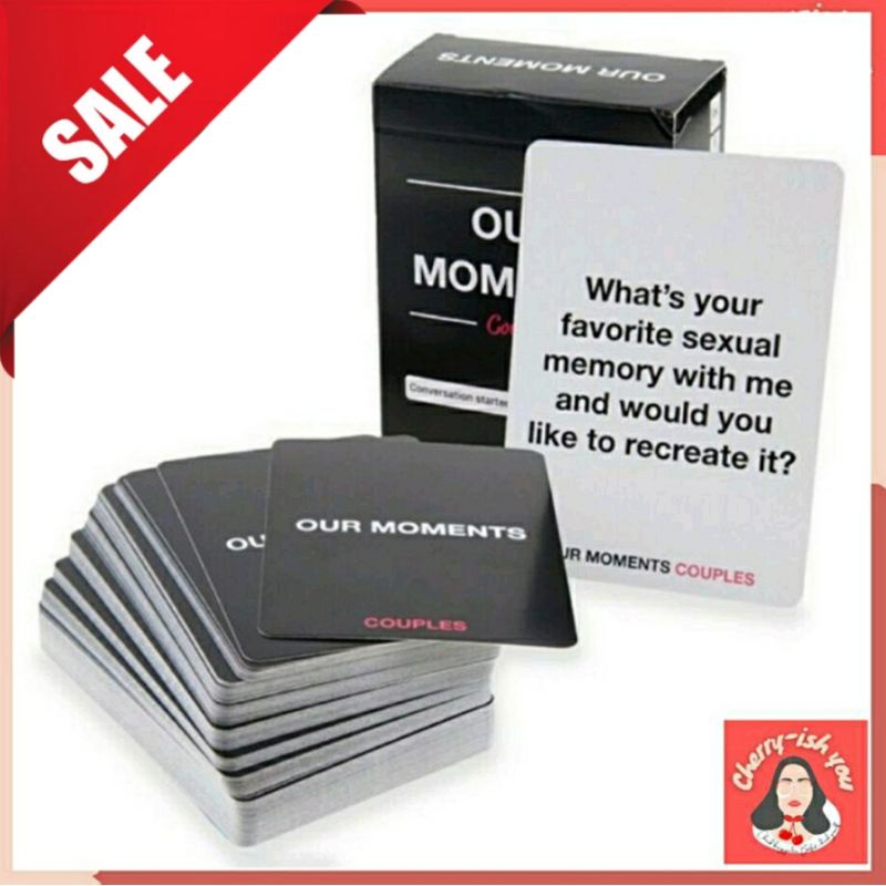 100PCS LOVE GAME CARD (Our Moments: Couples) Fun Conversation Starters ...