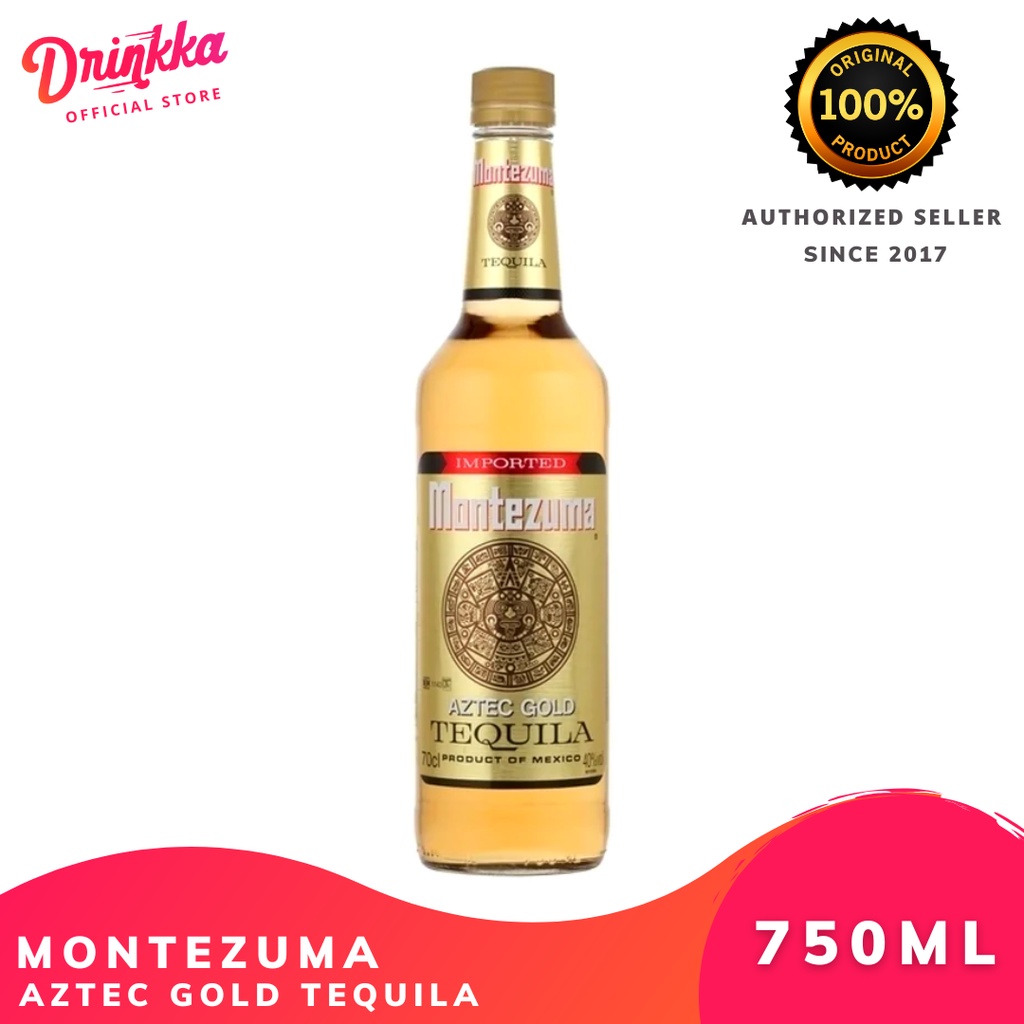 Montezuma Aztec Gold Tequila 750ml Shopee Philippines