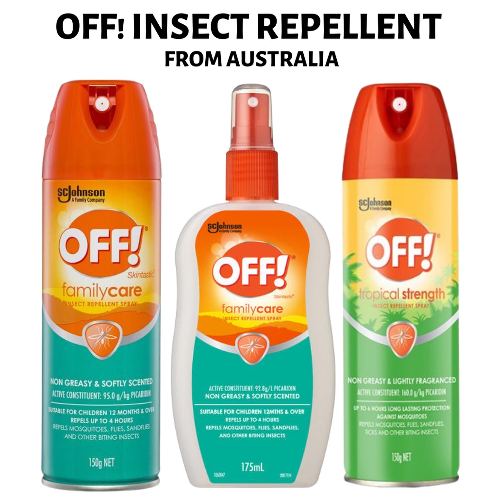 SCJOHNSON OFF! INSECT REPELLENT SPRAYS FROM AUSTRALIA Shopee Philippines