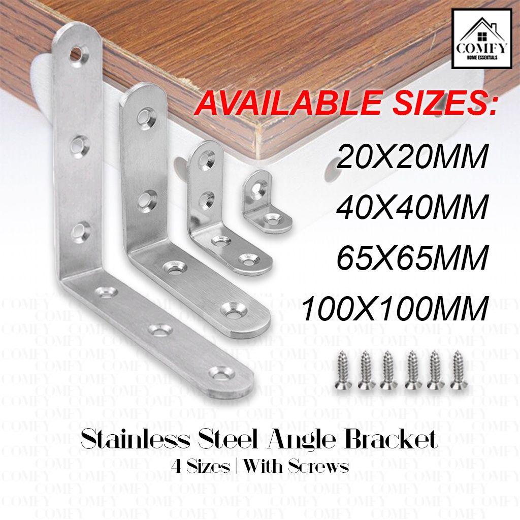 Stainless Steel Angle Corner Bracket Thickened Fastener Protector 90 