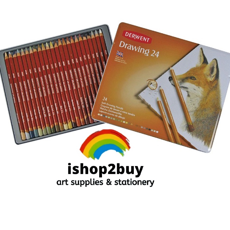 Derwent Artist Drawing Pencil Artist Colour Pencil 24 Blendable Colour