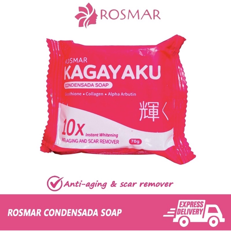 Rosmar Kagayaku bleaching soap 10x instant whitening Shopee Philippines