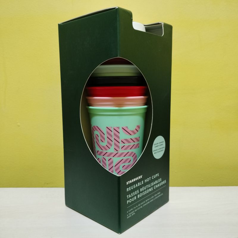 Starbucks Reusable Hot Cups Candy Canes Color Changing Hot Cups16 Oz
