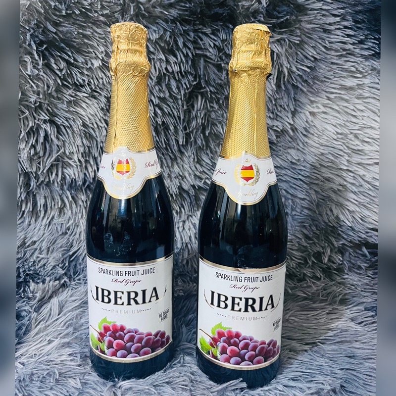 Iberia PREMIUM Sparkling Red Wine, NonAlcoholic Sparkling Fruit Juice