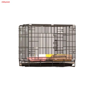 ✳■﹍IN stock Plus size Folding pet fence iron fence puppy Kennel dog space pet cage pet fence
