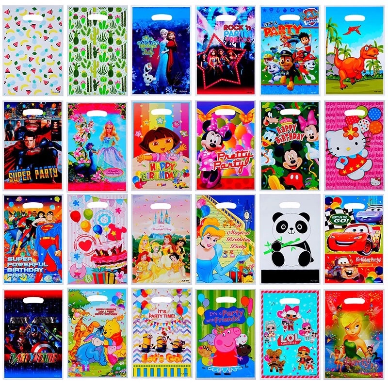 Character Plastic Loot Bags 10 pcs/pack 16x25 cm Shopee Philippines