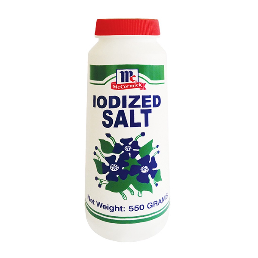 Mc Cormick Iodized Salt Pet 550g Shopee Philippines