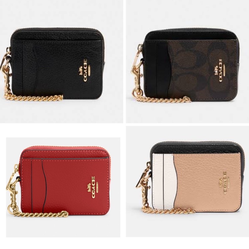 COACH ZIP CARD CASE ORIGINAL Shopee Philippines