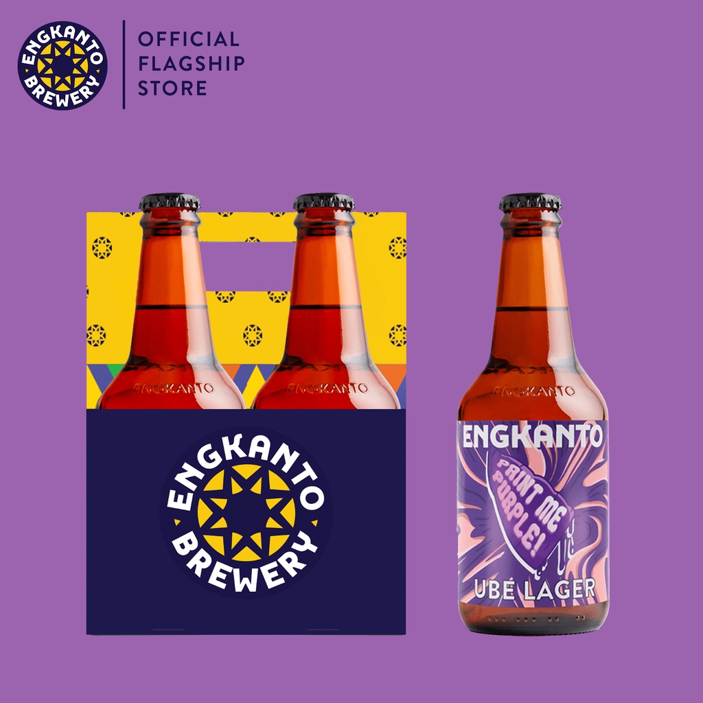 Engkanto Brewery Paint Me Purple Ube Lager 4Pack Brewery Local Craft