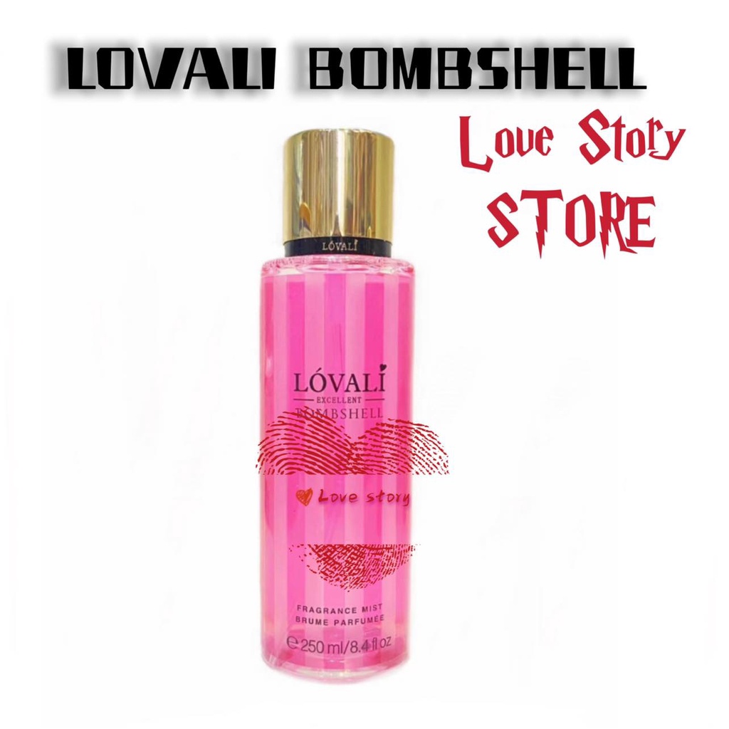 Love Story LOVALI BOMBSHELL Fragrance Mist 250ml | Shopee Philippines
