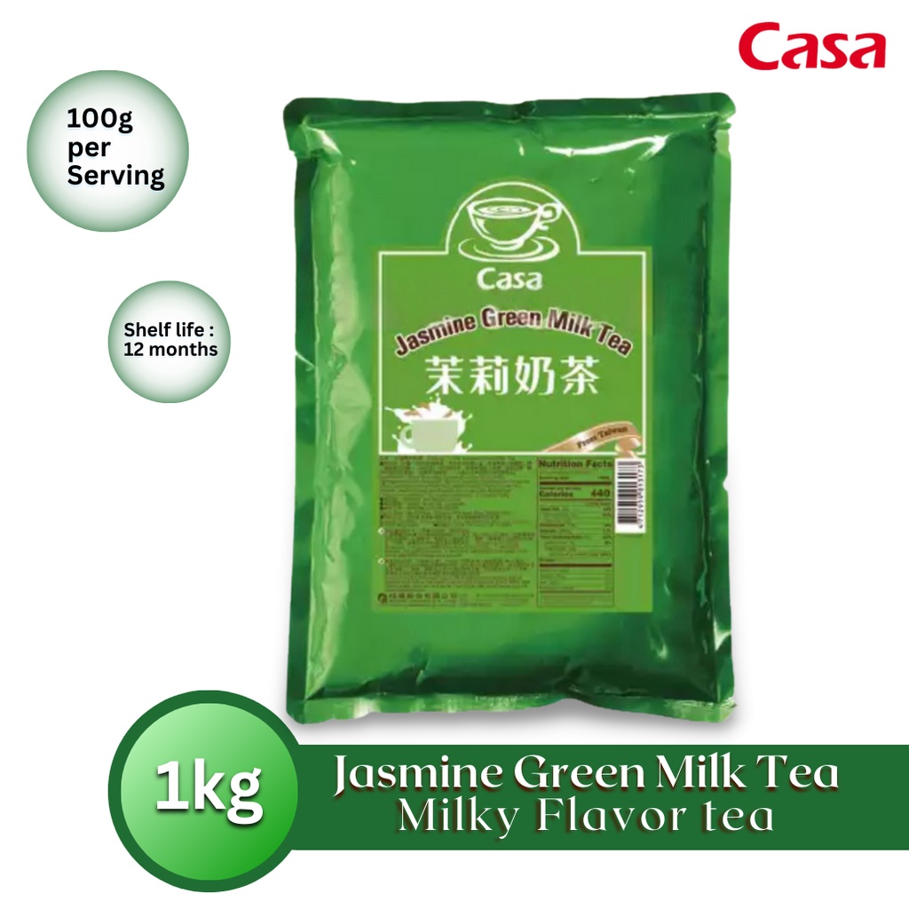 Casa Jasmine Green Tea Milky Flavor 1kg | Shopee Philippines