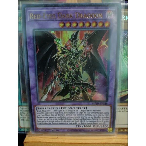 YuGiOh! TCG RedEyes Dark Dragoon (MP20 Ultra Rare) PLEASE READ