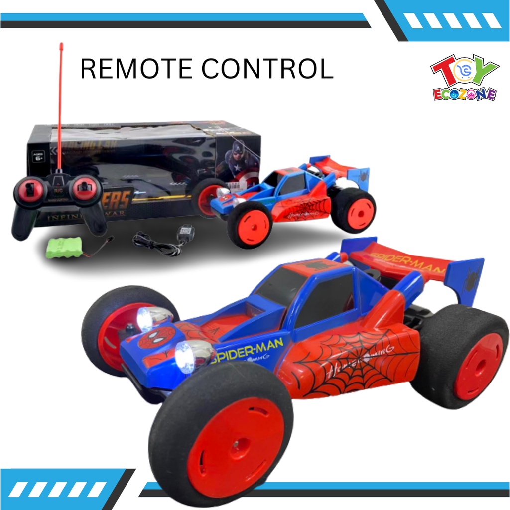 Spiderman Remote Control Car Avengers Infinity War Toy Car Shopee