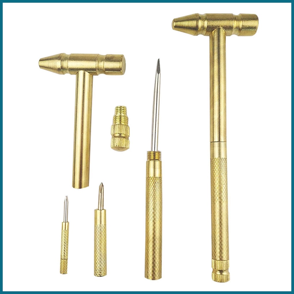 Gold Hammer Copper Hammer Stainless Steel 6 in 1 Small Multifunction