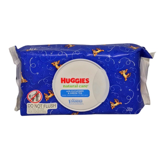 Huggies Baby Wipes Natural Care with Cucumber & Green Tea 1 Pack
