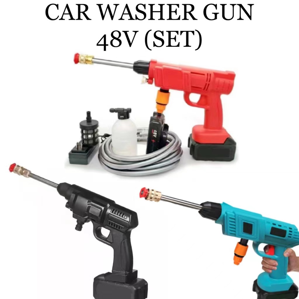 Wireless Car Washer 48V Lithium Battery Portable High Pressure Washer