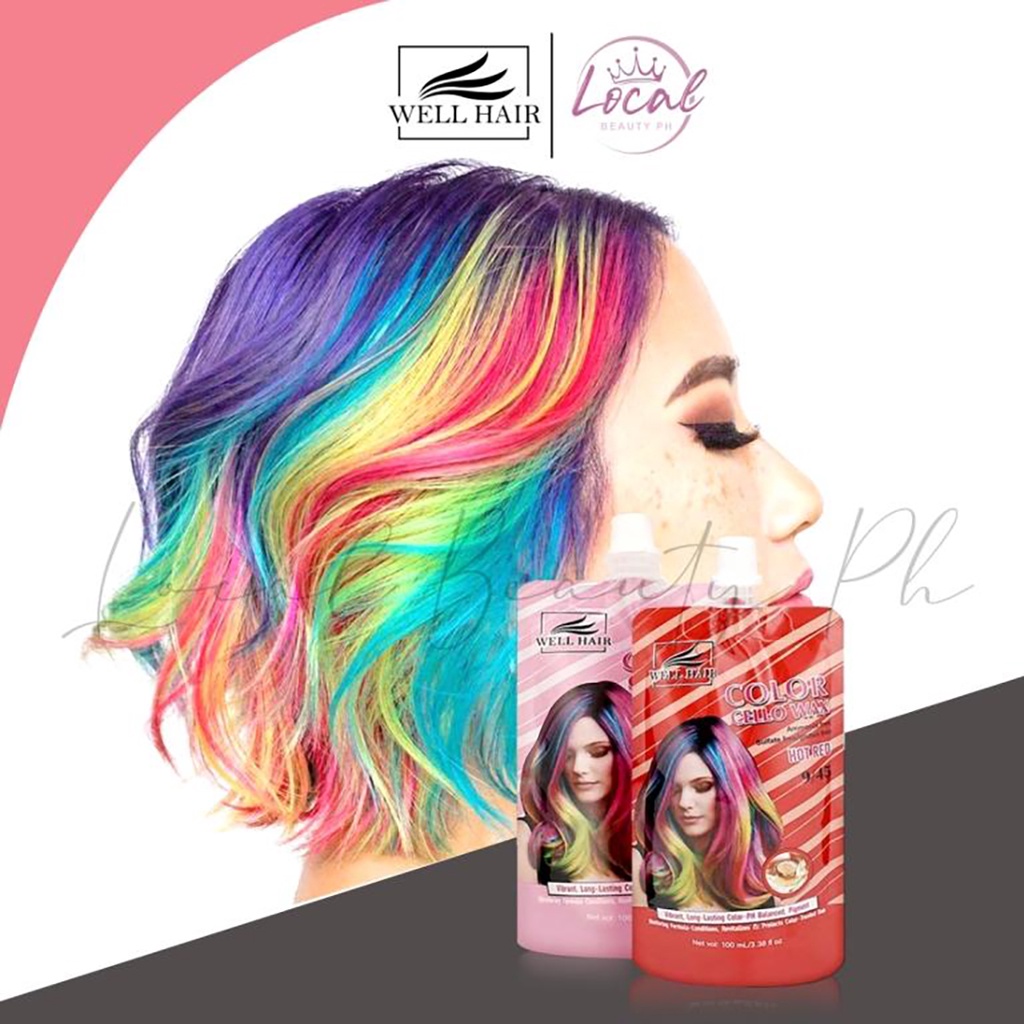 Well Hair Color Hair Cello wax Ammonia Free, color repair treatment