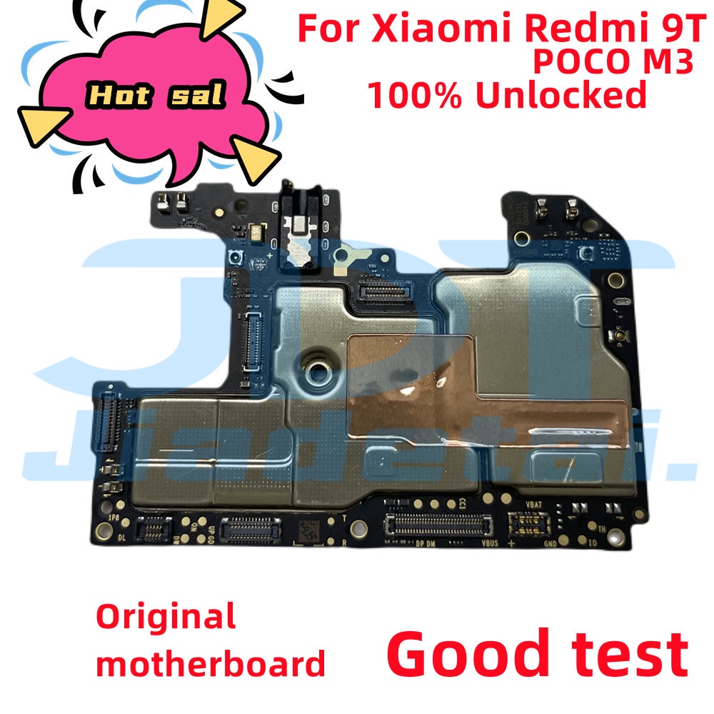Unlocked For Xiaomi Redmi 9tpoco M3 Motherboard Original 128gb For Redmi 9tpoco M3 Logic Board 7616