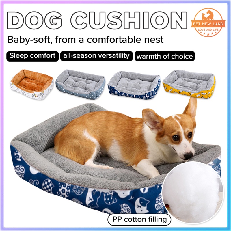 Dog bed Washable pet cat bed Mat Sleeping warm soft bed for puppy and ...