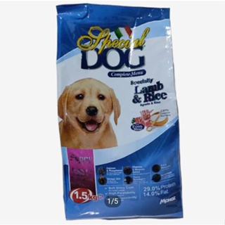 NEWCOD☜✒Special DOG puppy repacked (1kg) dog food/lamb and rice