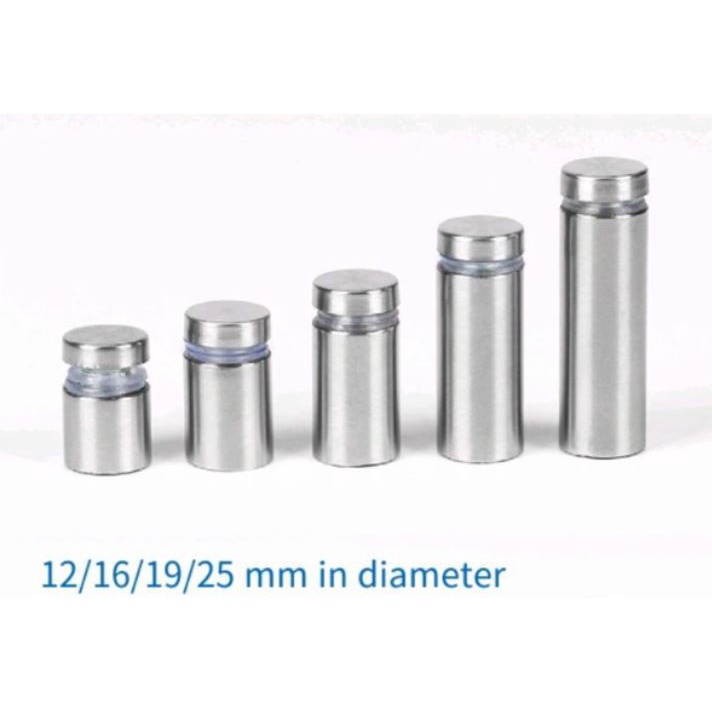 Stainless Standoff Bolt Mount Sign Acrylic Signage Display Tox Screw