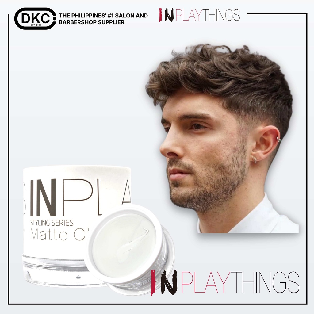 DKC Inplaythings Matte Clay Hair Wax [Men's Grooming Hair Wax] [Hair