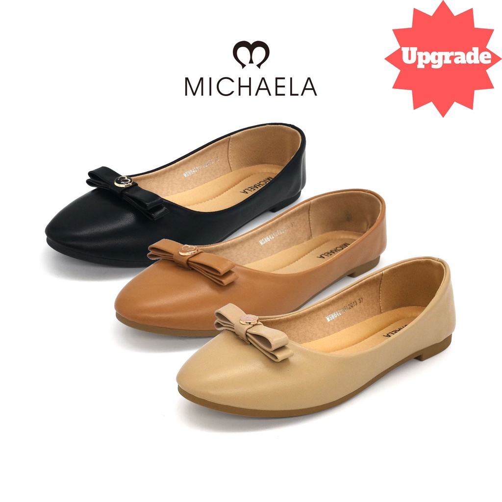 MICHAELA Flat Shoes for Women Formal Casual Travel Work Loafers Ballet