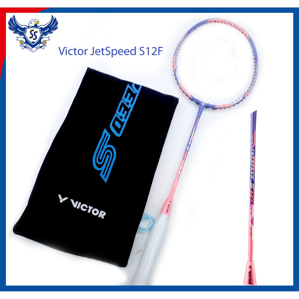 JEETSPEED S12F Victor Badminton Racket 4U G5 29LBS 13kg Good For Tournament /(1pc only w/bag