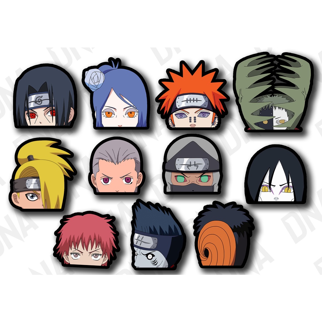 The Akatsuki Quality Peeker Sticker Shopee Philippines