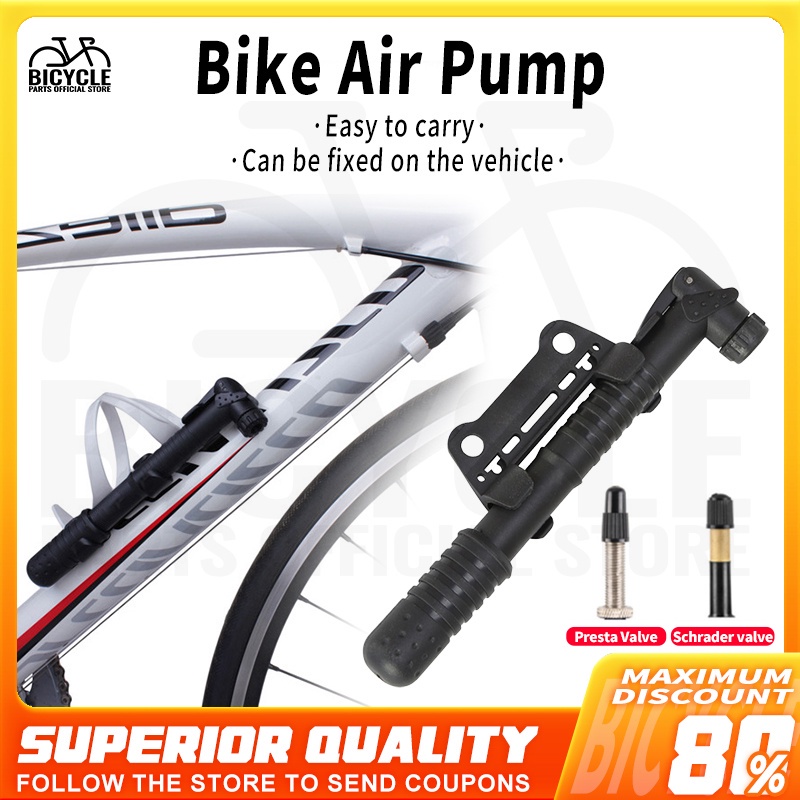Universal High Pressure Bike Air Pump with Cage Motorcycle Air Inflator