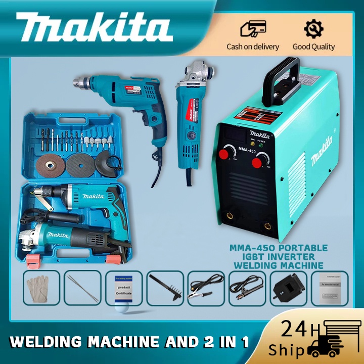 Makita MMA450 Portable IGBT Inverter Welding Machine + 2in1 electric