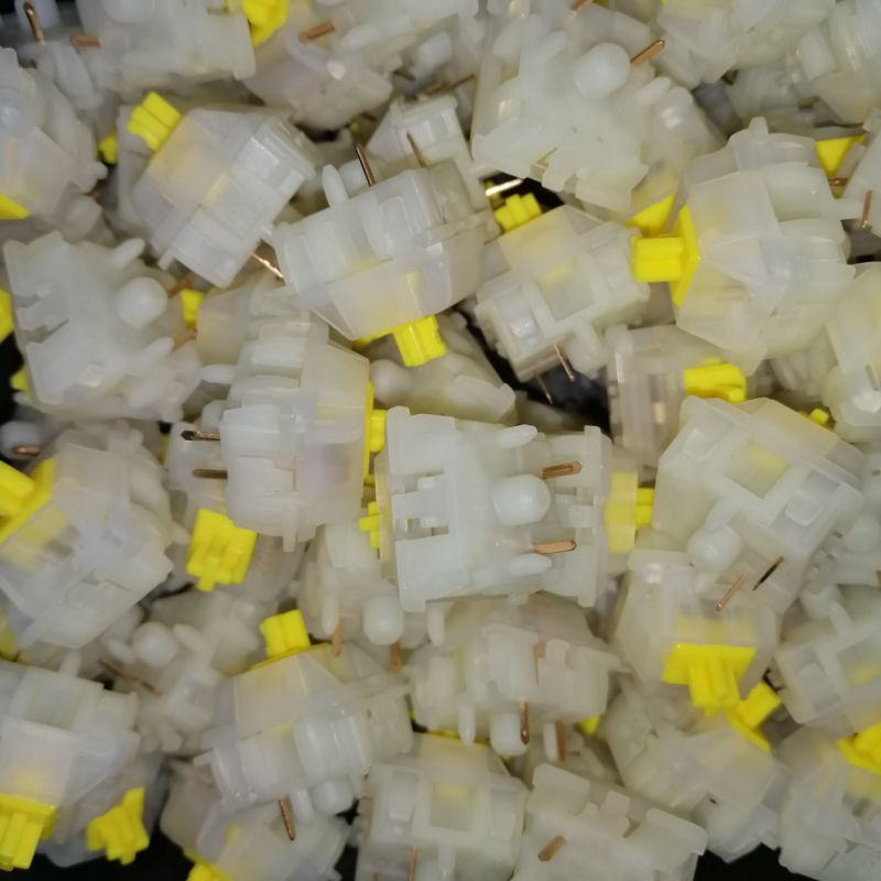 LUBED GATERON MILKY YELLOW PRO SWITCHES Shopee Philippines