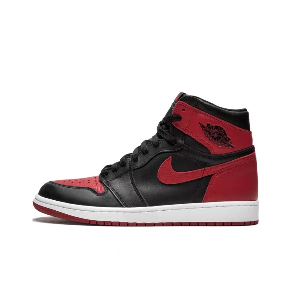 UA Casual Shoes Air Jordan 1 High Retro Bred Banned Highcut Sport ...