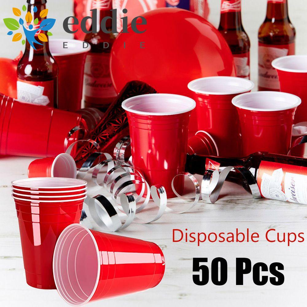 26edie Plastic Cup 50pcsset 16 Oz Restaurant Bar Houseware Drinking Beer Pong Party Supplies 4651