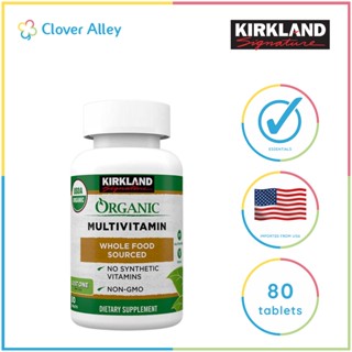 Kirkland Signature USDA Organic Multivitamin, 80 Coated Tablets #1