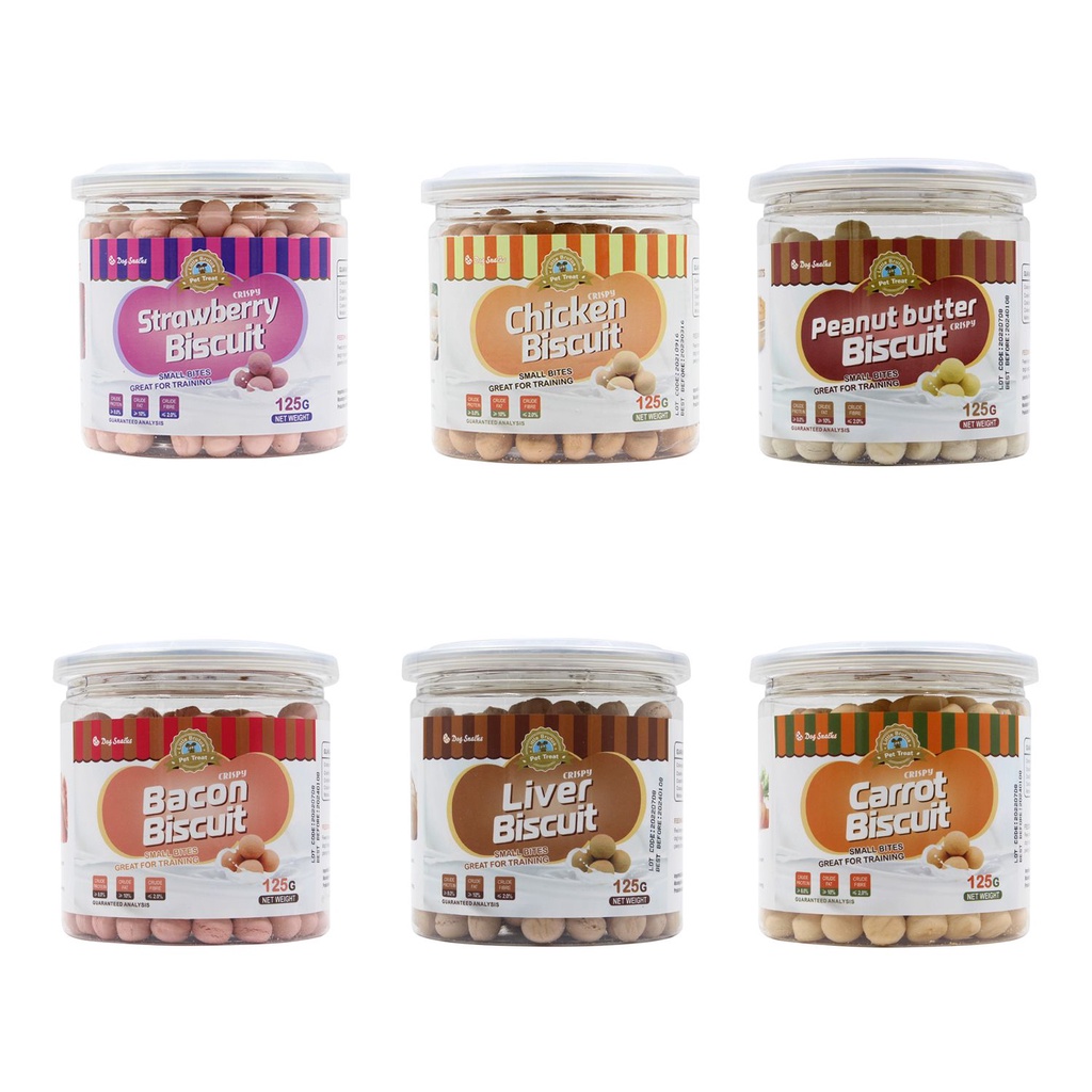 Little Brutus Dog Biscuit in 20 flavors  (BUY ANY 5  VARIANT  TAKE 1 MILK BISCUIT FREE)  125g & 180g #5