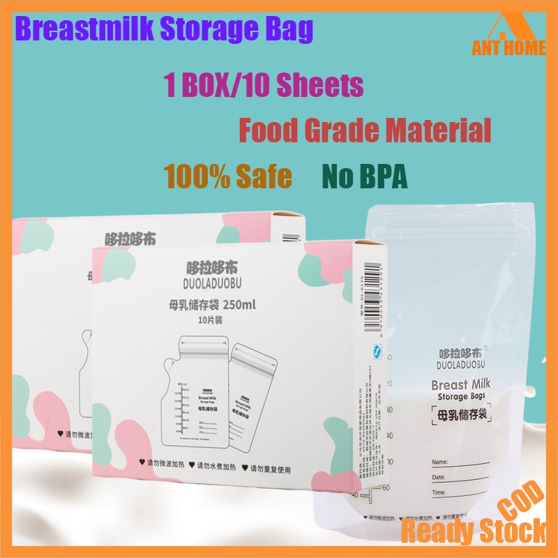 Anthome Breastmilk Storage Container Milk Storage Bag 250ml Mother Milk