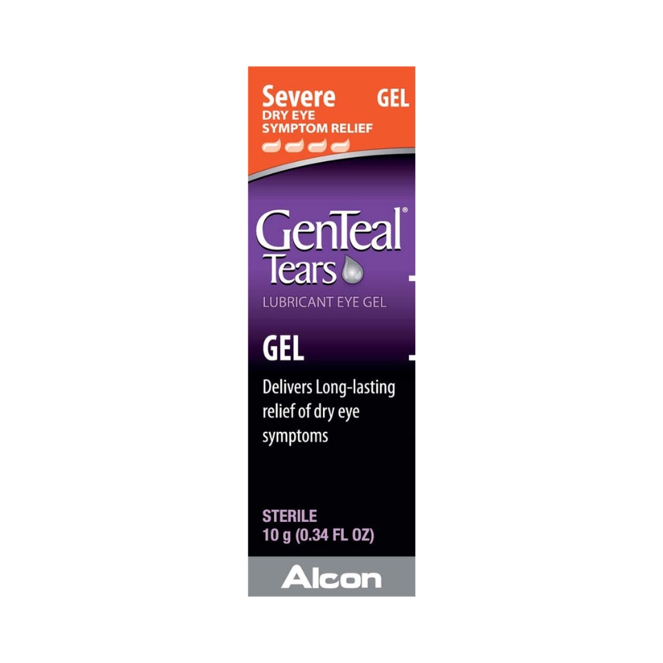 Genteal Lubricant Eye Gel Severe Dry Eye Symptom Relief Sterile 0.34 Fl