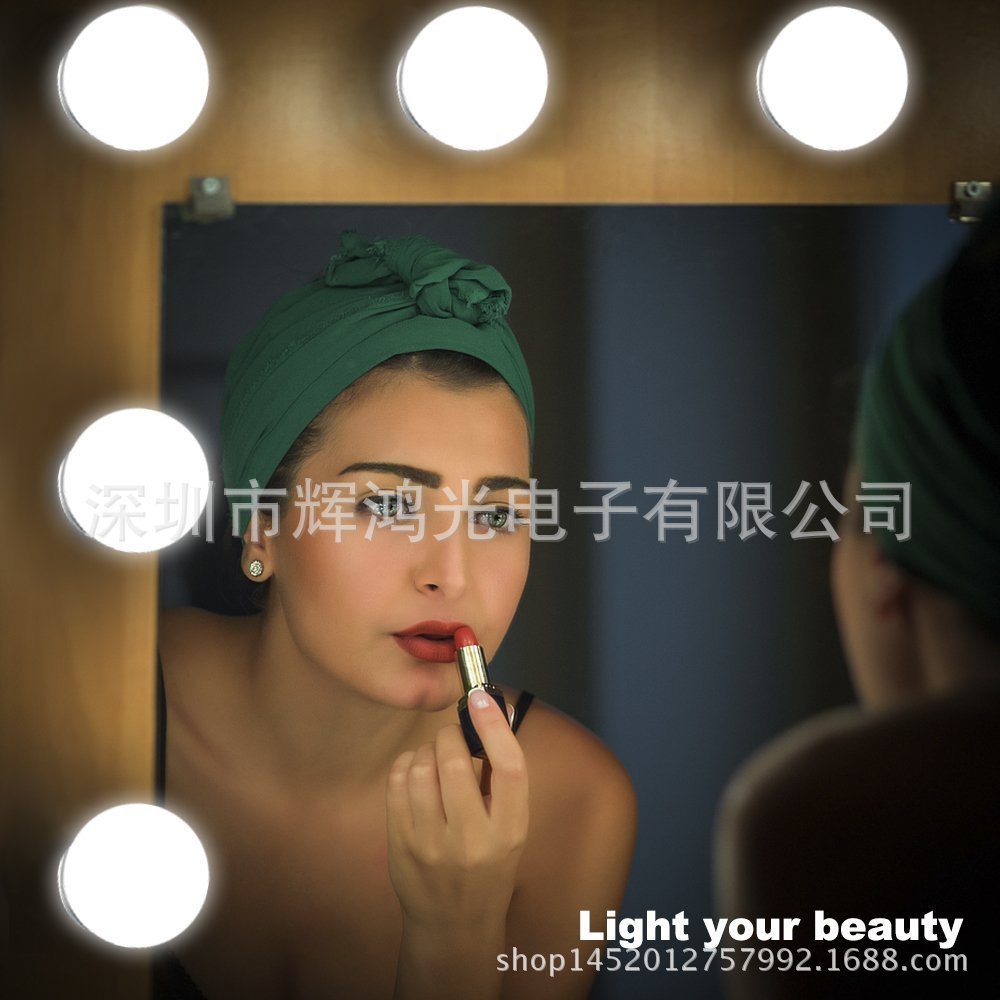 [Customizable] USB Hollywood Mirror Bulb led Makeup Bathroom String