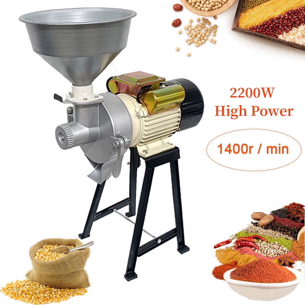 Portable Grinder, Dry And Wet, Applicable To Corn Grinder, Rice Grinder