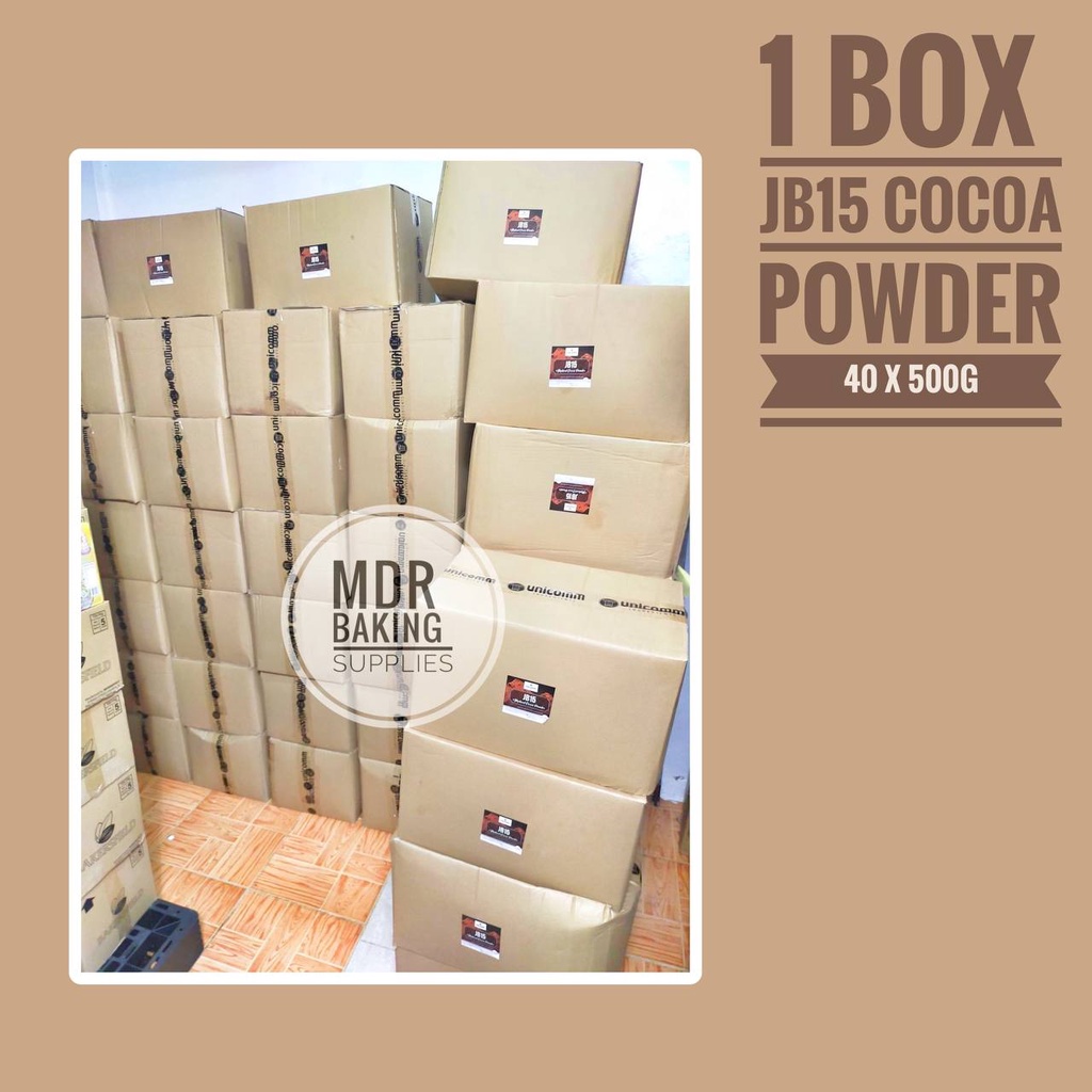 JB15 Cocoa Powder 1 Box (40x500g) Expiry December 2024 Shopee