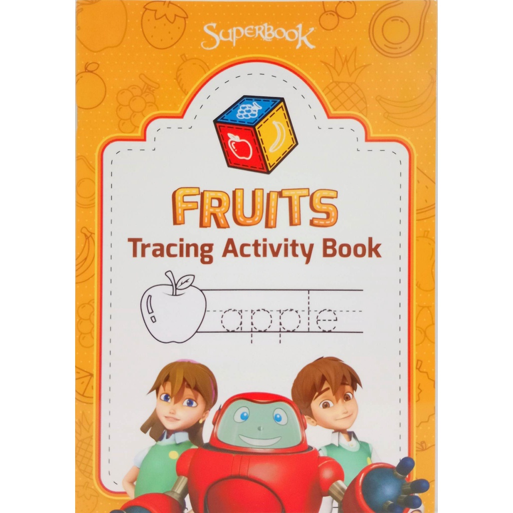 Pcbs Superbook Fruits Tracing Activity Book Shopee Philippines